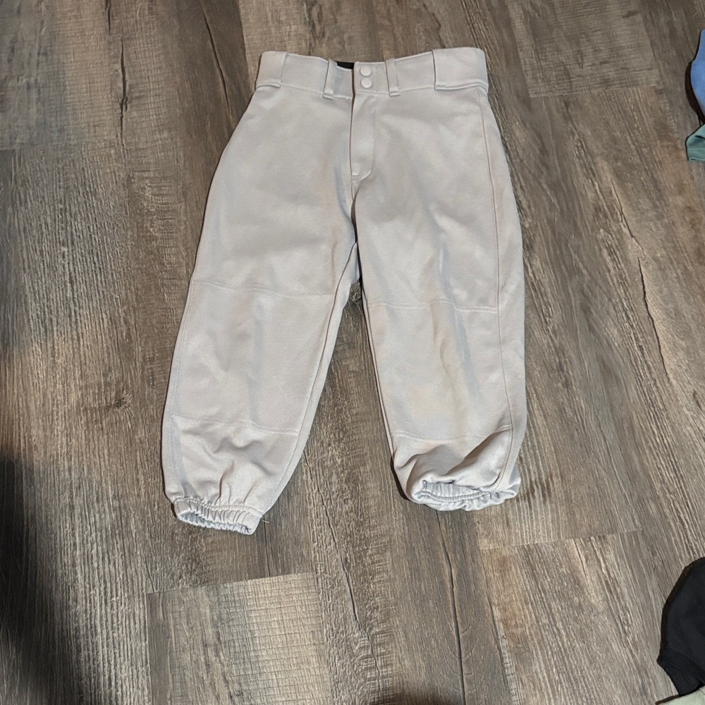 Kids Gray Baseball Pants